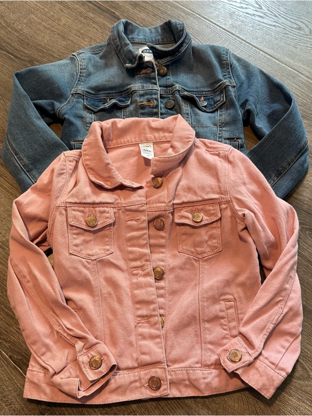 Old Navy Pink and Blue Kids' Jean Jackets